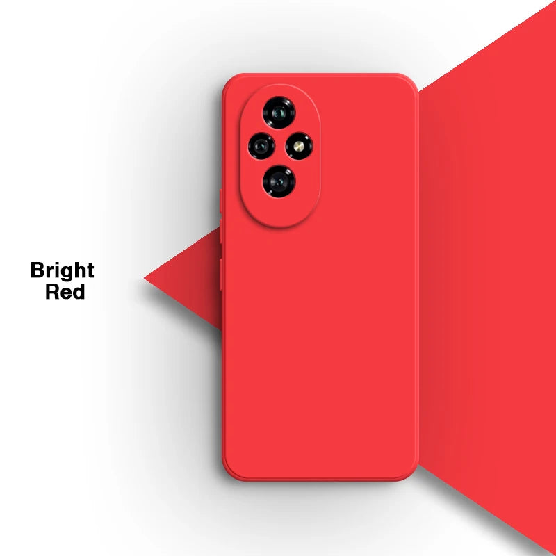 Eenvoudige telefoonhoes voor Honor 200 Pro 200Pro 5G, eenvoudig schokbestendig, vierkant, vloeistofbestendig