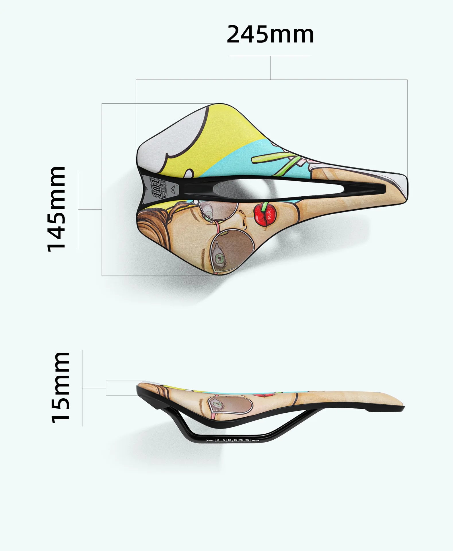 Enlee Bicycle Hollow Seat Personality Trend Korte Neus Mountainbike Racezadel
