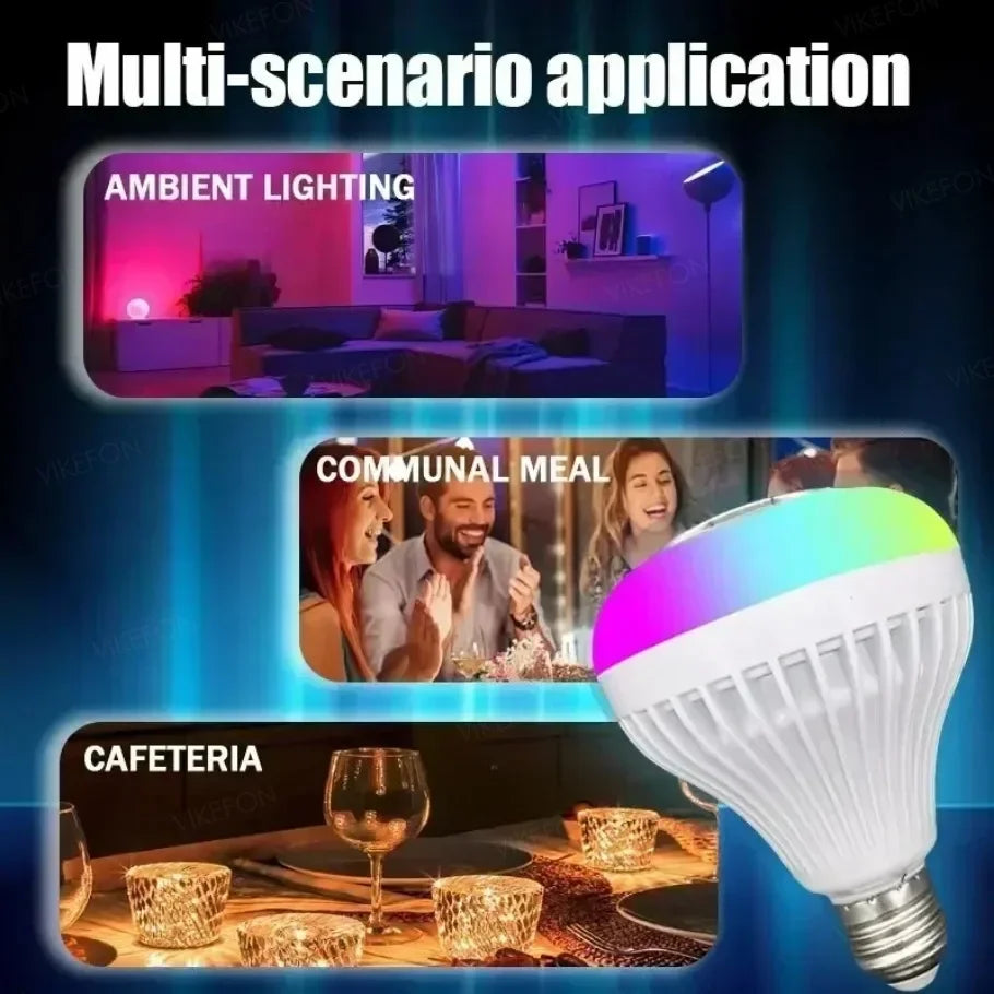 Bluetooth-luidspreker LED-muzieklamp met ingebouwde draadloze smart