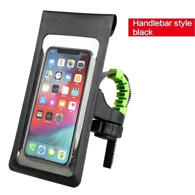 Fiets Motorfiets Handvat Installatie 360 Rotatie Waterdicht TPU Touch
