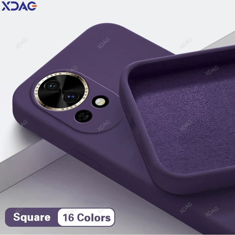 Vloeibare siliconen telefoonhoes voor Huawei Nova13 Nova 13 Pro 13Pro 5G-camera