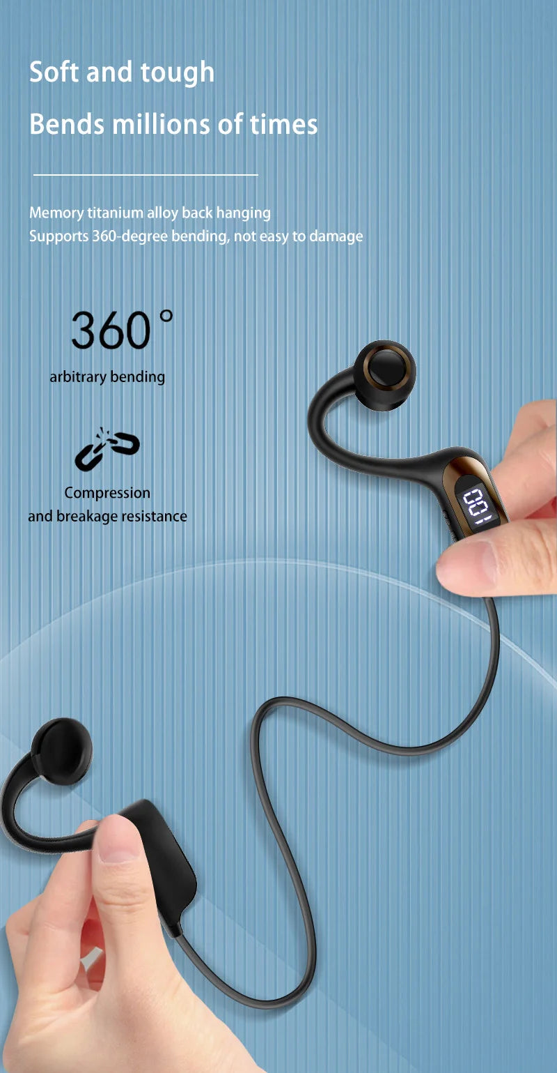 G3 Bone Conduction-hoofdtelefoon Air Conduction Bluetooth-hoofdtelefoon Draadloos