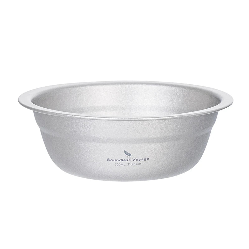 Boundless Voyage Titanium Bowl Rice Soup Salad Serving Bowl Ultralight Outdoor