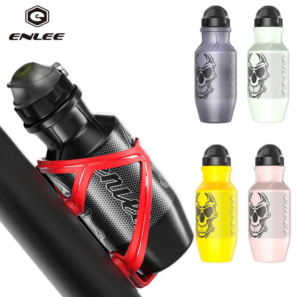 Enlee 550ml Fiets Waterfles Voedselveilig Sport Fitness Hardlopen Fietsen