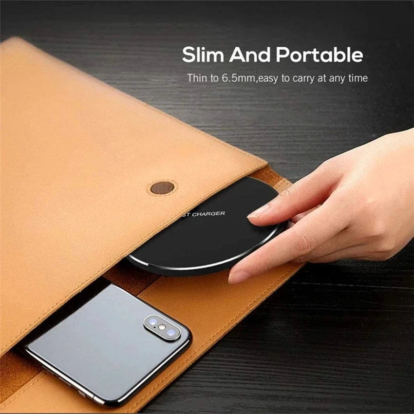 Snelle draadloze oplader voor iPhone 14, 13, 16, 15 Pro Max Samsung Galaxy S22