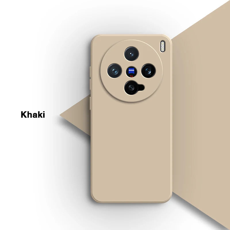 Eenvoudige telefoonhoes voor Vivo X200 Pro Mini 5G 6.31 Hoogwaardige vloeibare siliconen