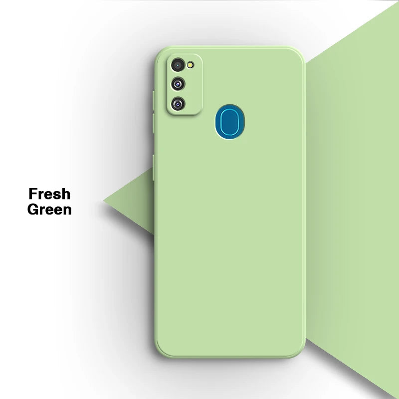 Klassieke, hoogwaardige hoes voor Samsung Galaxy M21 6.4 SM M215f SM M215f DS SM