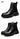 Autumn Winter Leather Ankle Boots for Men Fashion Casual Platform Work Shoes Female Solid Color Wool