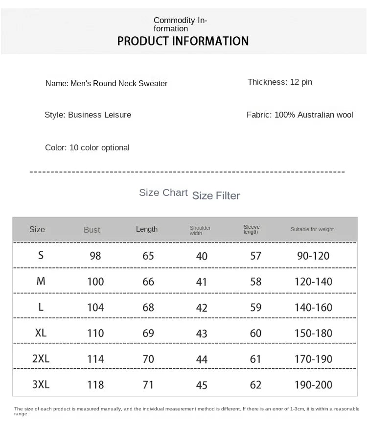 Cashmere Sweater O neck Pullovers Men s Loose Oversized M 3XL Knitted Bottom Shirt Autumn Winter