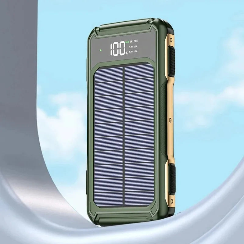80000mAh Large Capacity Portable Outdoor Solar Mobile Power 4 in 1 Built in