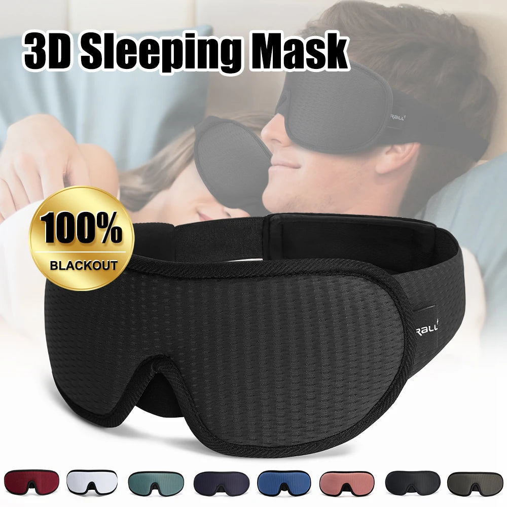 3D Slaapmasker Blokkeert Licht Zacht Gevoerd Slaapmasker Voor De Ogen Slaapmasker Oog