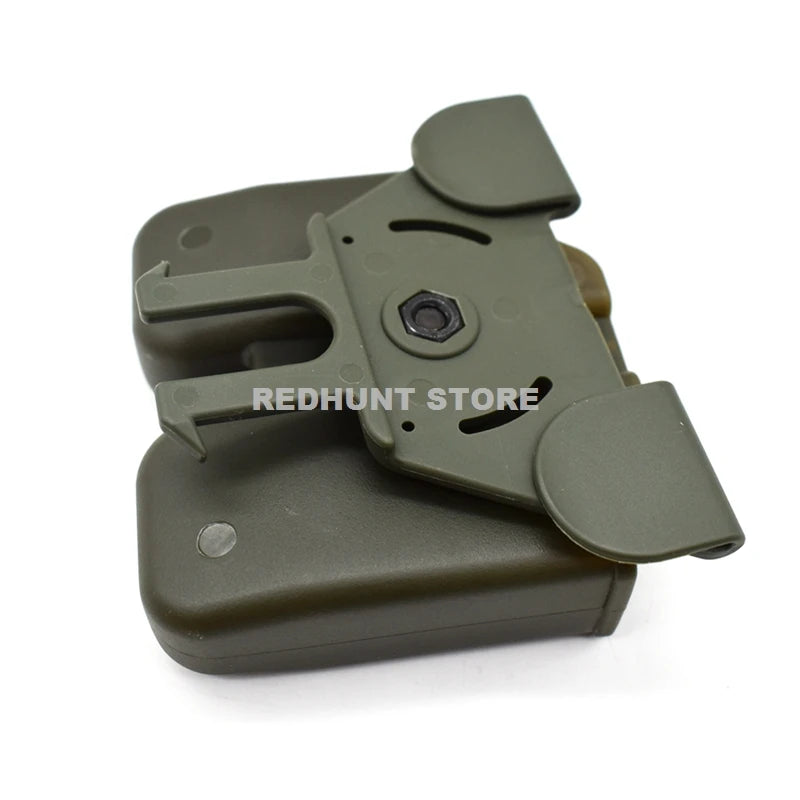 Tactical Double Magazine Holster Universal 9mm .40 Caliber Stack Mag Holder with 1.5 2 Inches Belt