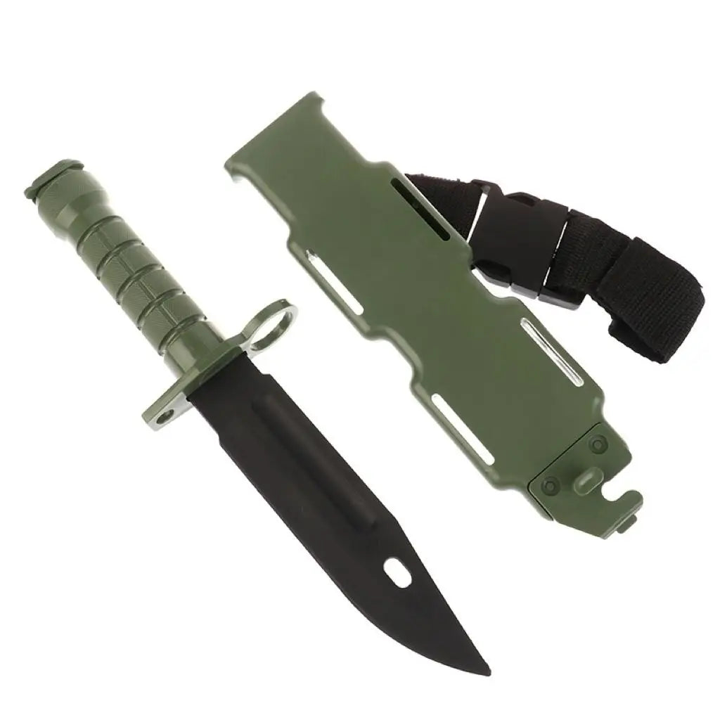 M9 Dagger Airsoft Rubber Knife Training Martial Arts CS Cosplay Halloween Soft Knives Dagger Model