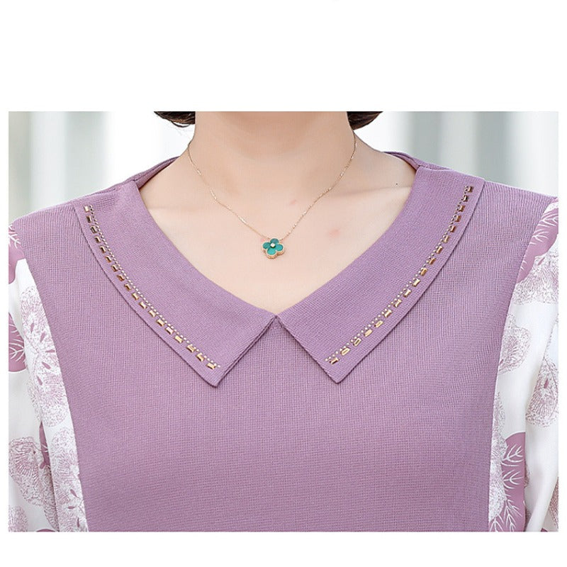 Весенне-осенний свитер с принтом поло, однотонный, с длинным рукавом, рукав-фонарик