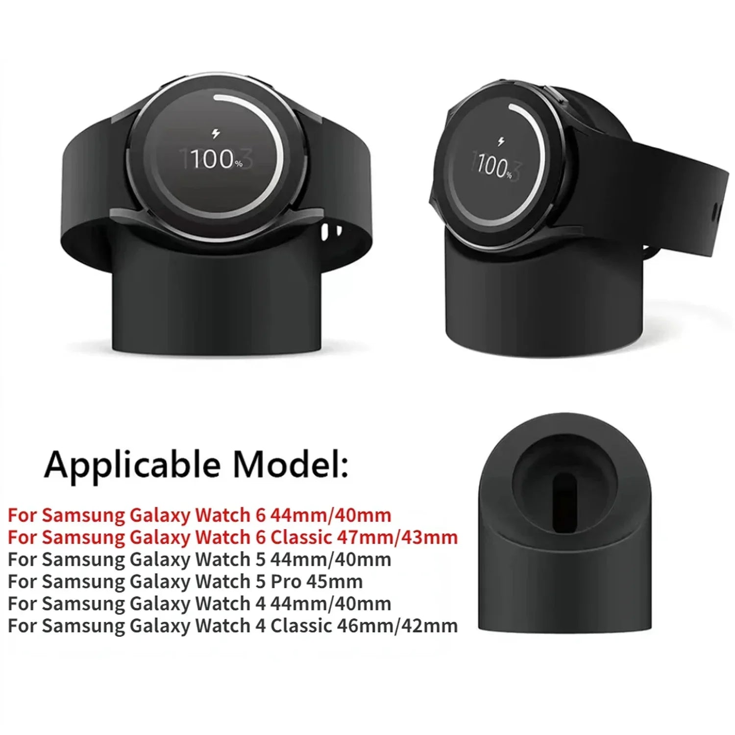 Compatibel met Samsung Galaxy Watch 5 Oplader Standhouder 40 44 46mm Galaxy
