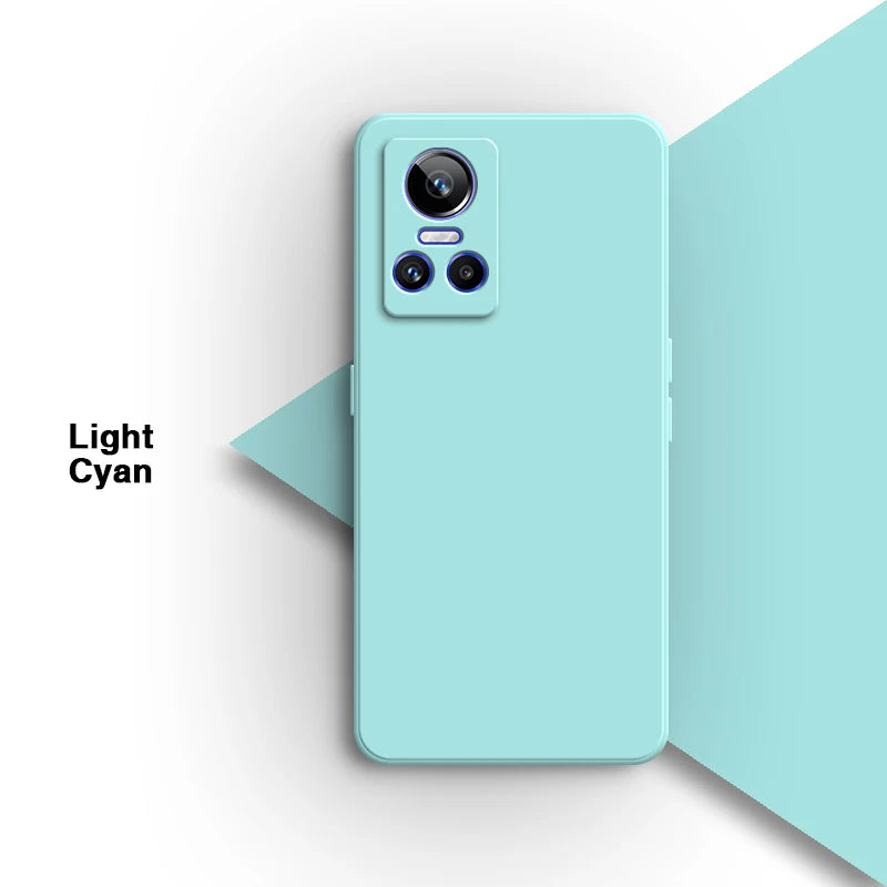 Matte achterkant voor Oppo Realme GT Neo3 T Neo 3 3T Neo3T 5G Zachte snoepvloeistof