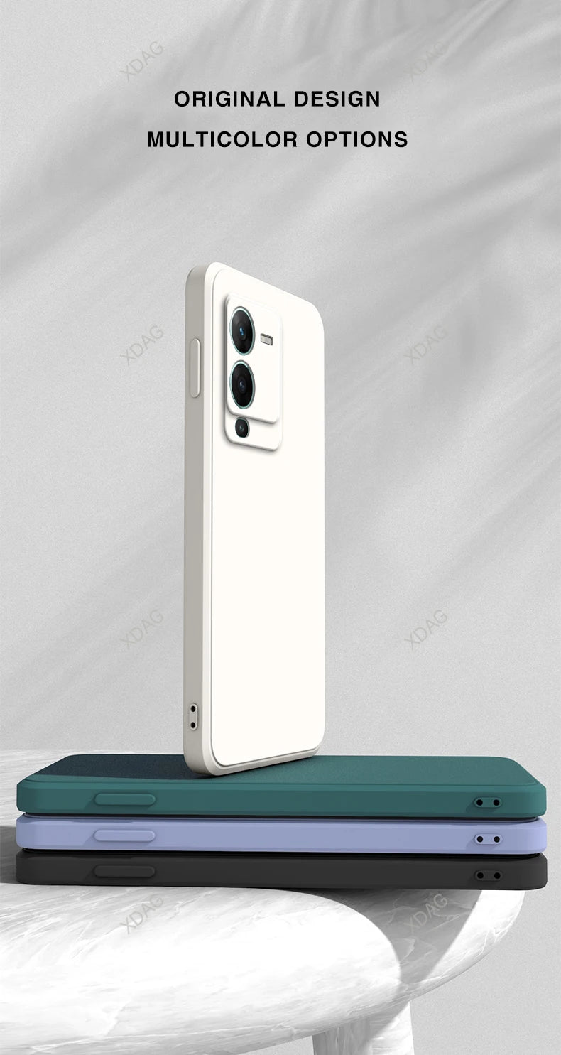 Mobiele telefoonhoesje voor Vivo V25 Pro V25Pro 5G Interne flocking Hoge kwaliteit