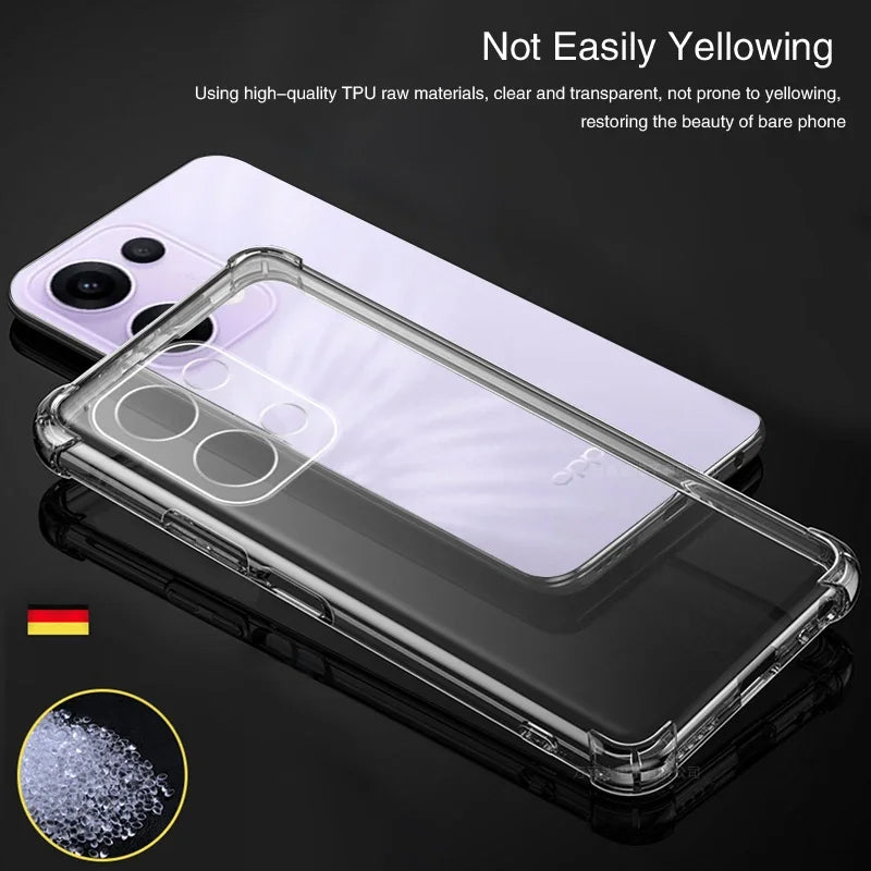 Airbag Clear telefoonhoesje voor Oppo Reno 13 Reno13 Pro F FS 13Pro 13F Reno13F S