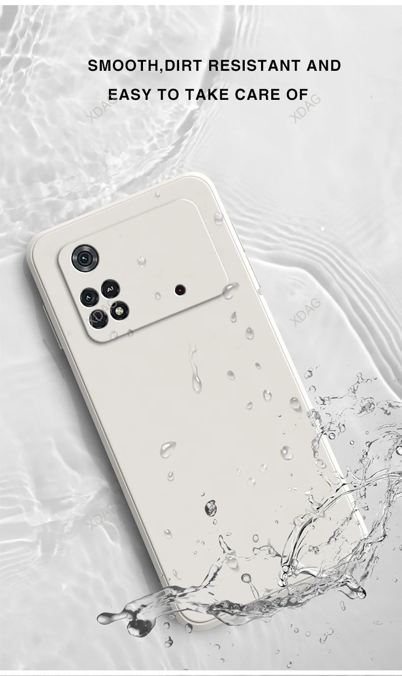 Mobiele telefoonhoesje voor Xiaomi Poco M4 Pro M4Pro 5G Eenvoudige lensbescherming