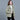Fashion Letter Patchwork Parkas Women Button Hooded Warm Parka Jacket for