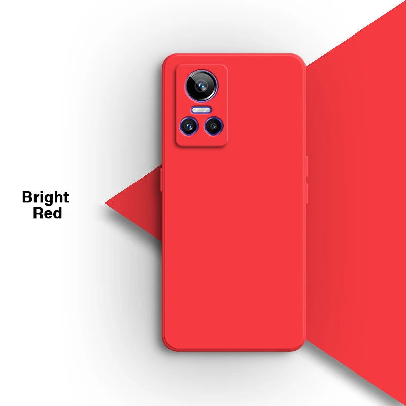 Matte achterkant voor Oppo Realme GT Neo3 T Neo 3 3T Neo3T 5G Zachte snoepvloeistof