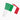 Italy Polyester Flags Home Decoration flag banner 21 14cm Italian Flag hand waving flags with