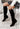 Knee High Boots Fashion Autumn Winter Retro Woman Booties Low Heel Side Zip Size
