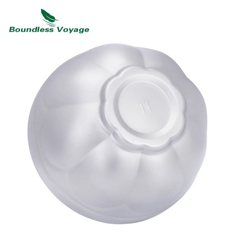 Boundless Voyage 500ml 800ml Titanium Double Wall Insulated Bowl Lightweight