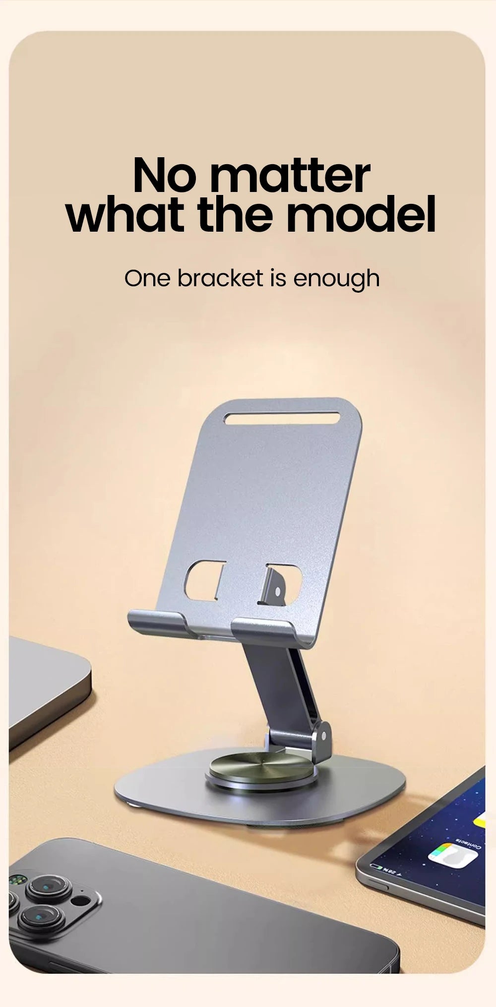 Olaf Draaibare Tafel Mobiele Telefoonhouder Ondersteuning Desktopstandaard Voor iPad Samsung