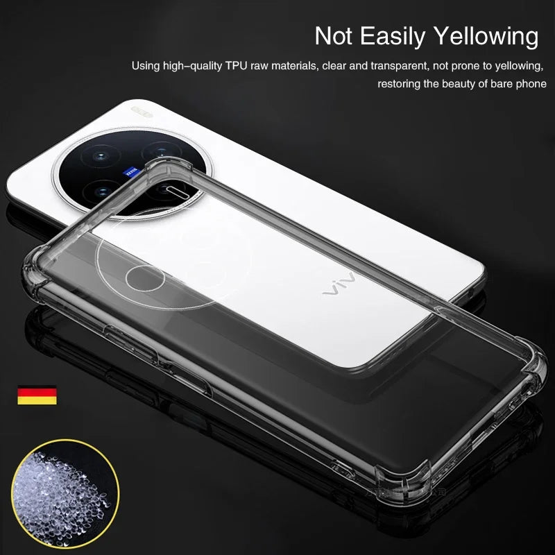 Luxe Airbag-telefoonhoesje voor Vivo X200s X200 Ultra Pro Mini X200Ultra X200Pro 5G