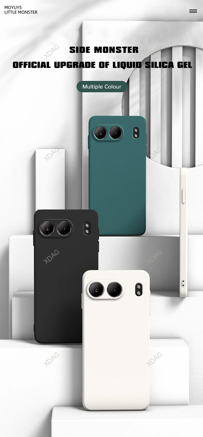 Eenvoudige vloeibare siliconen hoes voor OnePlus Nord 4 5G 6.74 Cph2663 lens