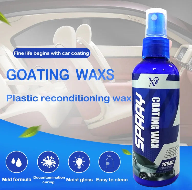 Car Plastic Restore Coating Agent Auto Plastic Rubber Exterior Repair Clean