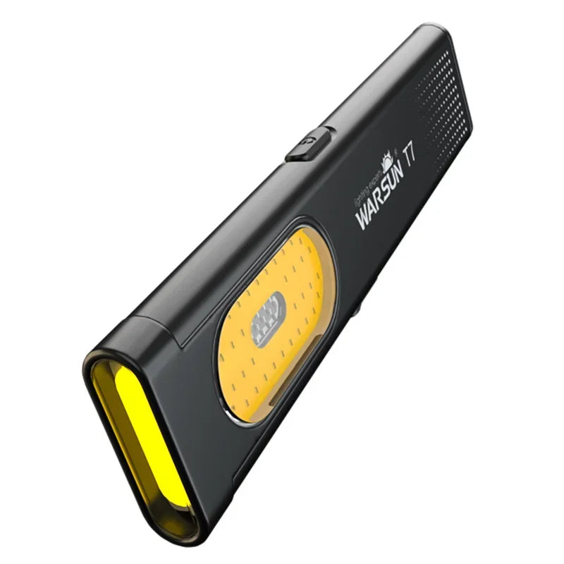 Warsun LED sleutelhanger zaklamp USB C oplaadbare draagbare mini zaklamp
