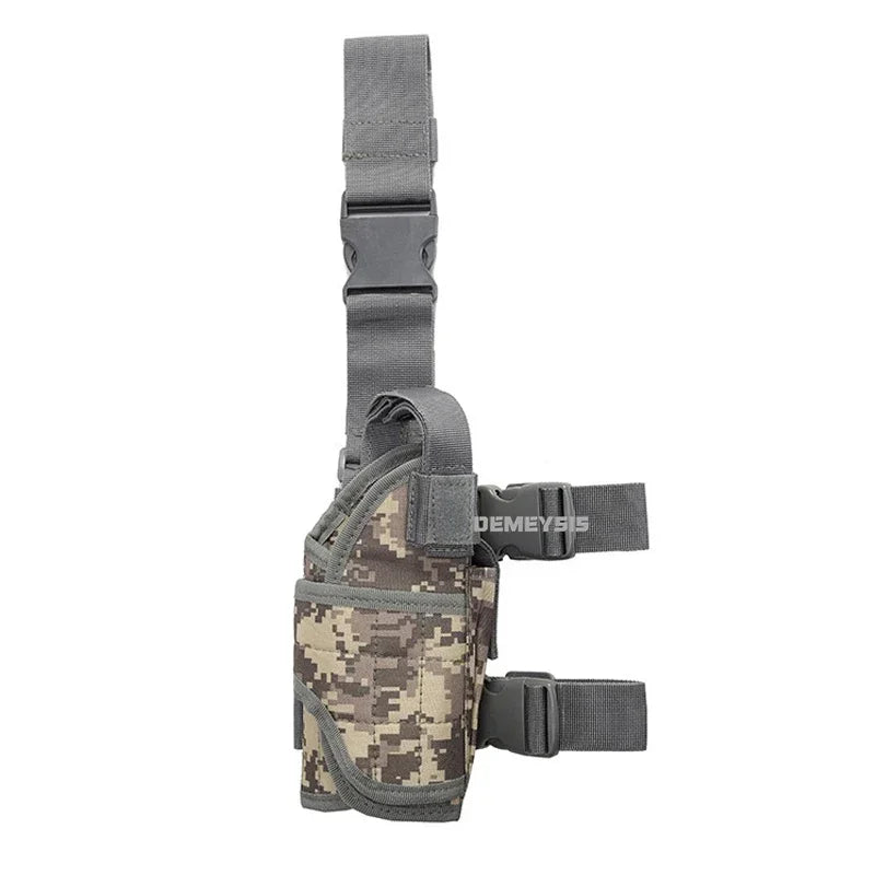 Universal Drop Leg Gun Holster Right Handed Tactical Thigh Pistol Bag Pouch Legs Harness for All