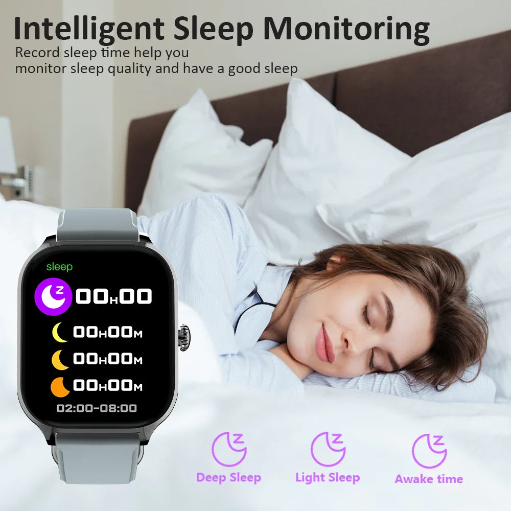 Laxasfit H9 Smart Watch Bellen Oproepen Beantwoorden Oefeningen Tracken Hartslag