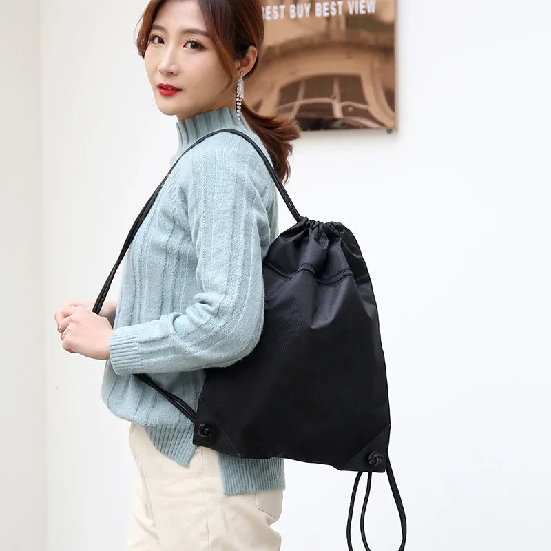 Lightweight Drawstring Sports Bag Large Capacity Basketball Bag Football Bag Outdoor Sports Portable