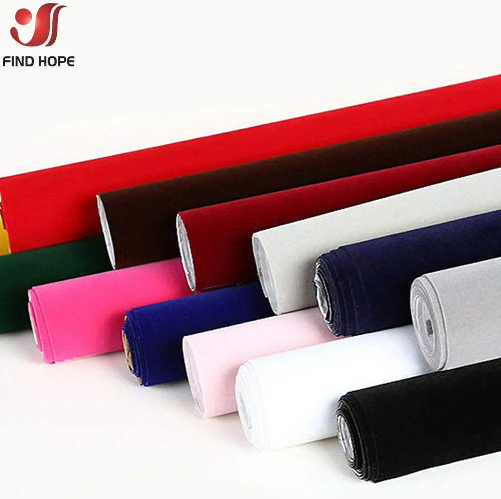 20 40 x 145cm Self adhesive Velvet Flock Liner Jewelry Contact Paper Craft