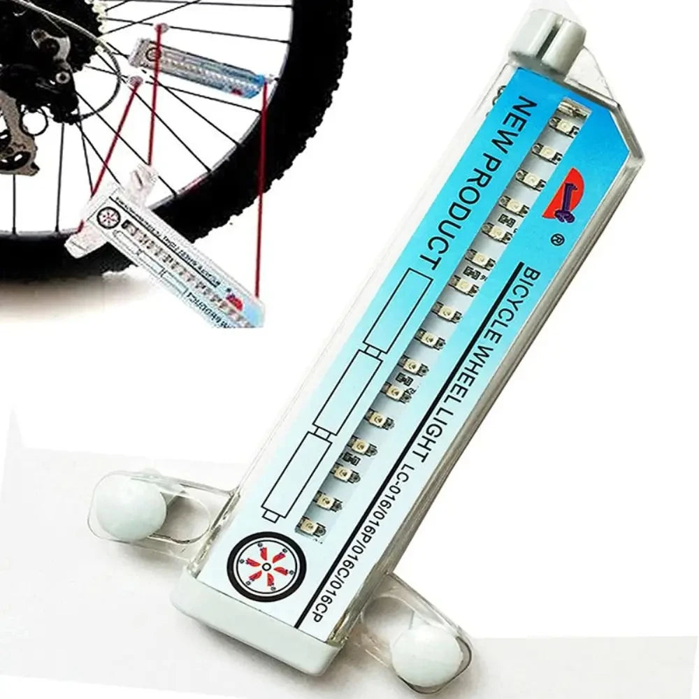 Fietswielverlichting Spaakverlichting Waterdicht Schokinductie Kleurrijke Fietsspaakverlichting