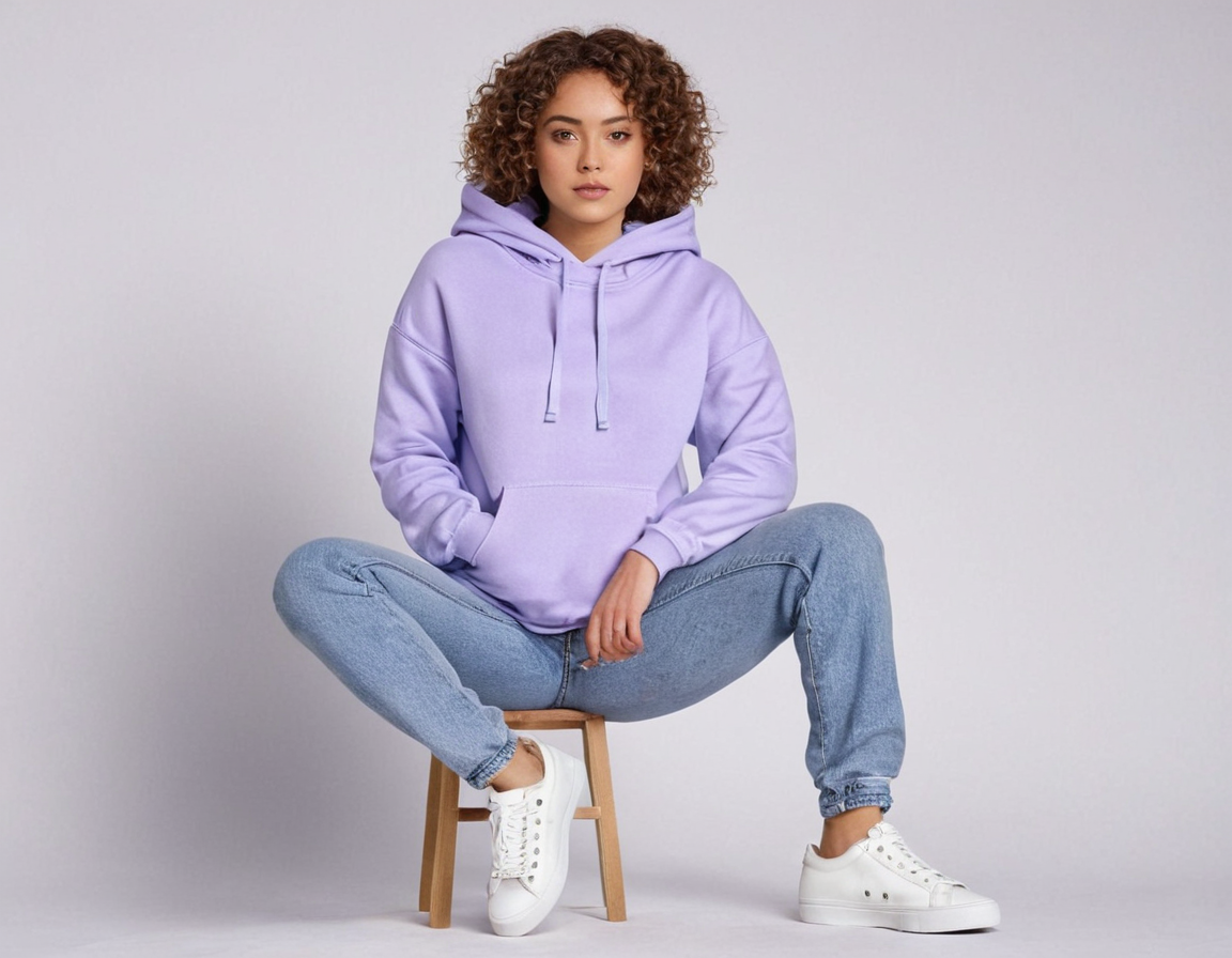 Hood with a hood with its print