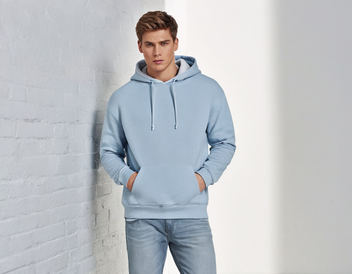 Hood with a hood with its print