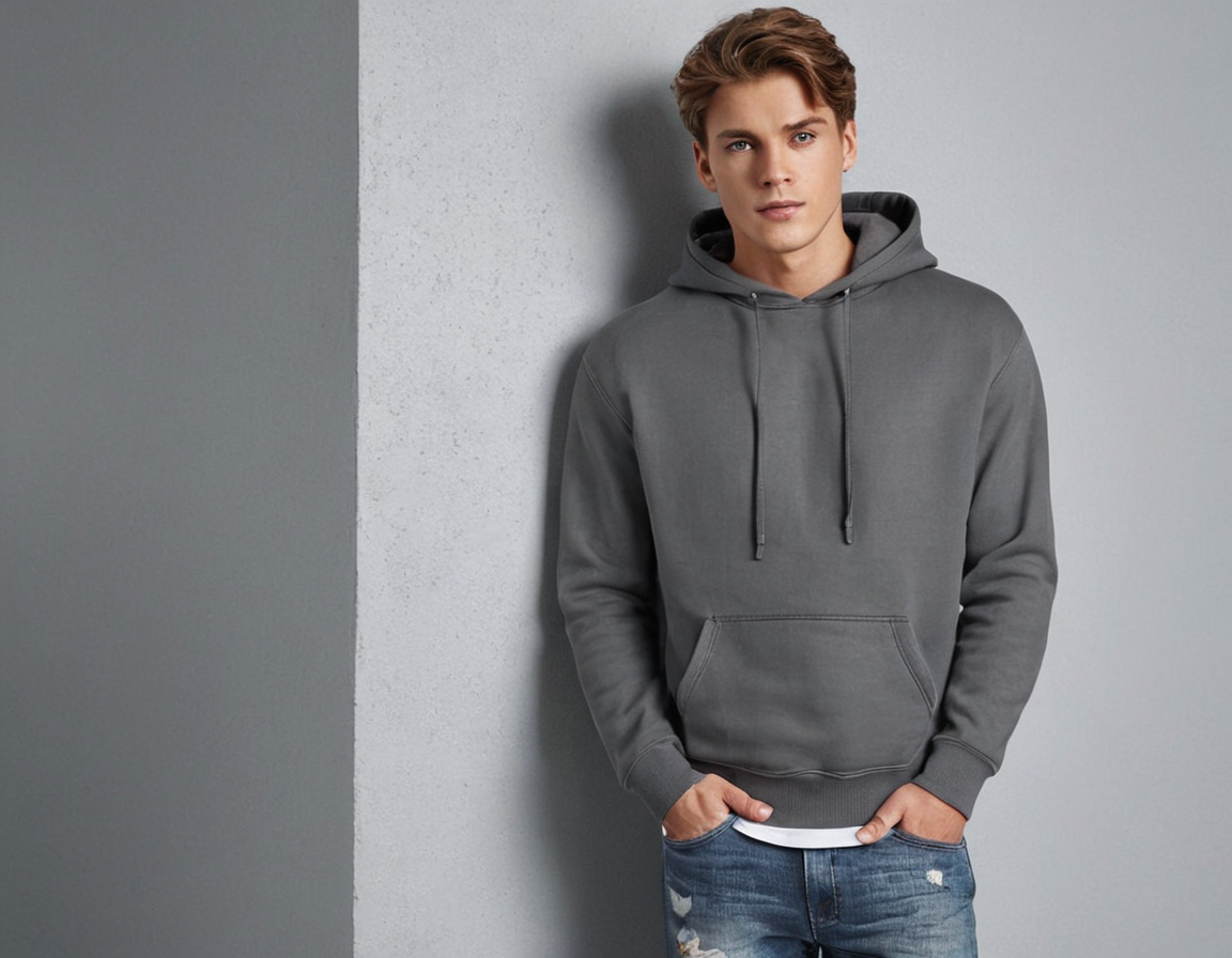 Hood with a hood with its print