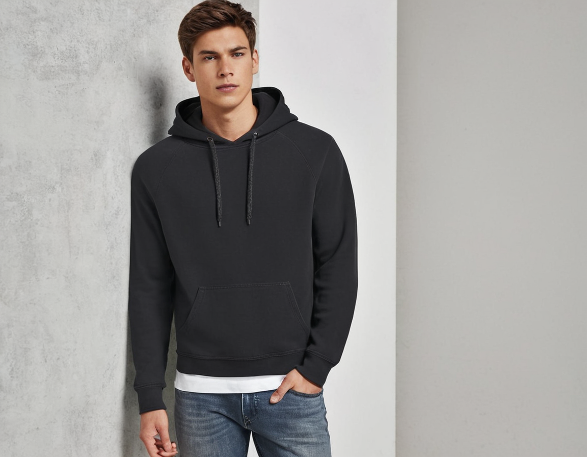 Hood with a hood with its print