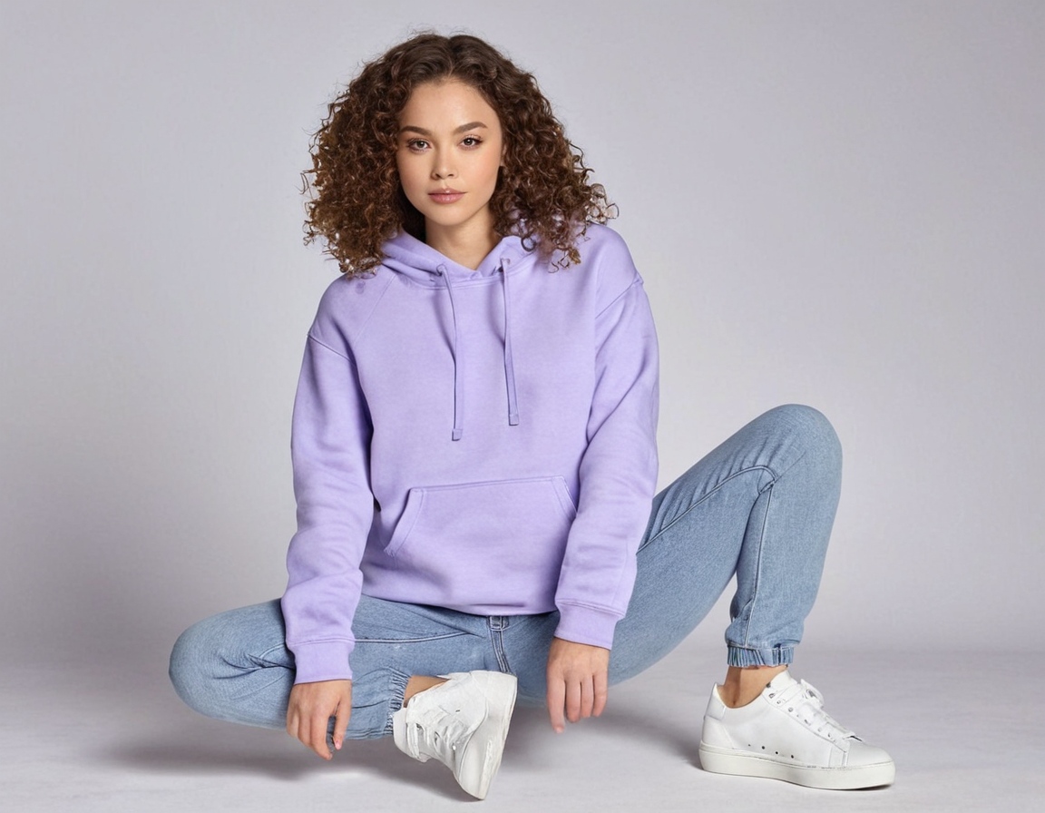 Hood with a hood with its print