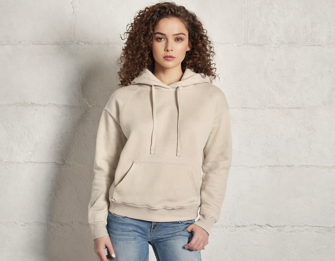 Hood with a hood with its print