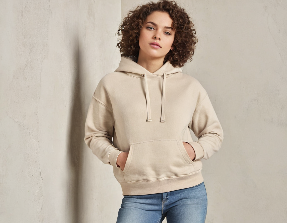 Hood with a hood with its print