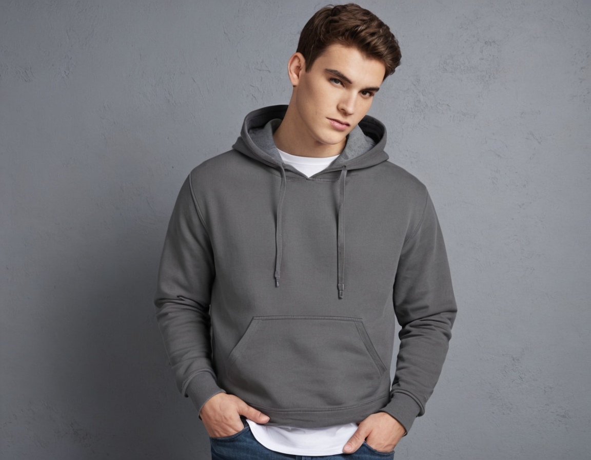 Hood with a hood with its print
