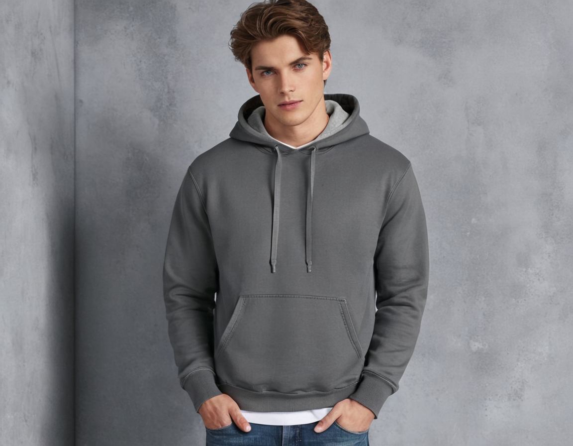 Hood with a hood with its print