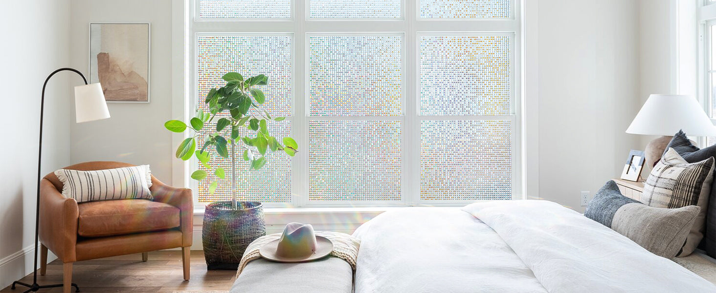 Пленка для окон, витражная пленка, мозаичная, статическая, декоративная