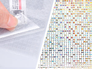 Пленка для окон, витражная пленка, мозаичная, статическая, декоративная