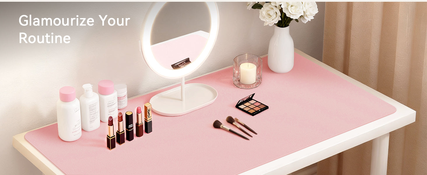 Leren bureau-onderlegger, computermat voor bureau, grote muismat en toetsenbordmat, bureaubeschermer voor kantoor